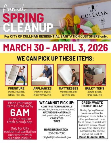 Photo post from City of Cullman - Government.