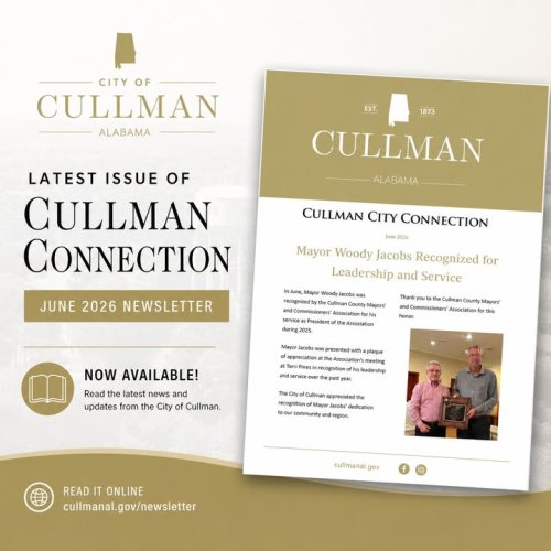 Photo post from City of Cullman - Government.