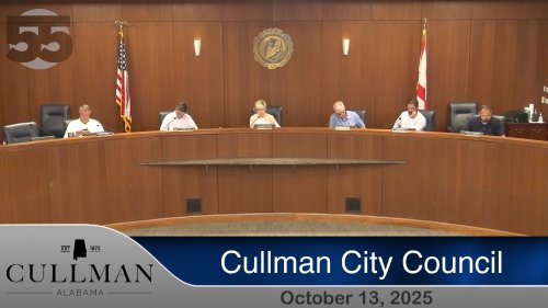 Video post from City of Cullman - Government.