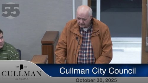 Video post from City of Cullman - Government.