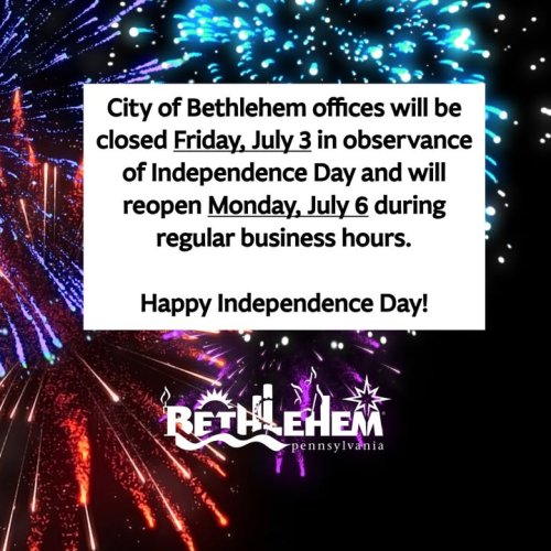 Photo post from City of Bethlehem.