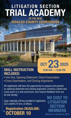 Carousel post from Litigation Section of the State Bar of Texas.