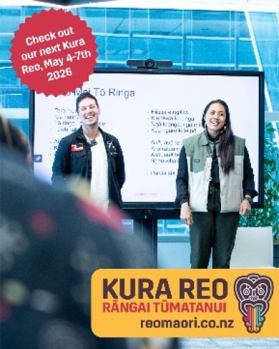 Photo post from Te Taura Whiri i te Reo Māori.