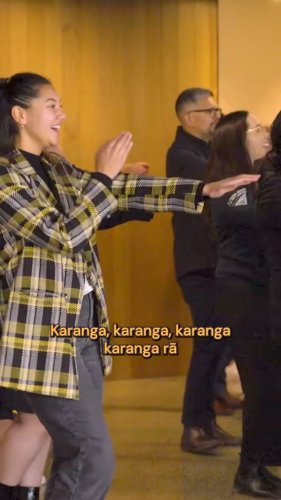 Video post from Te Taura Whiri i te Reo Māori.