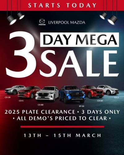 Photo post from Liverpool Mazda.