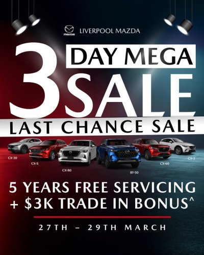 Photo post from Liverpool Mazda.