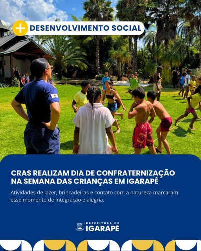 Carousel post from prefeituradeigarape.