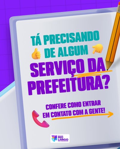 Carousel post from prefeiturariolargo.