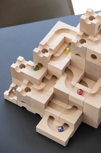 知育玩具 CUBORO JUMP Extra Set Amazon.com: Cuboro Jump Marble Run Game - The Extra Set for