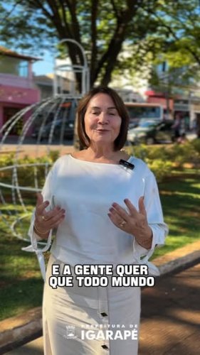 Video post from prefeituradeigarape.