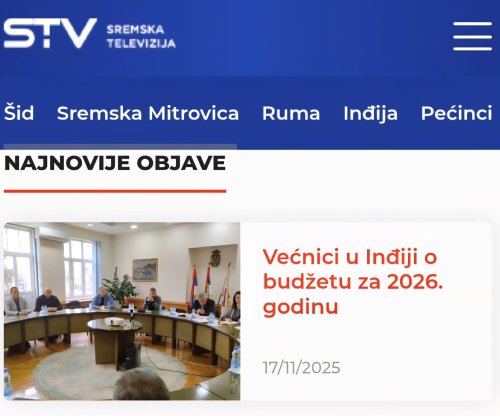 Photo post from sremskatelevizija.