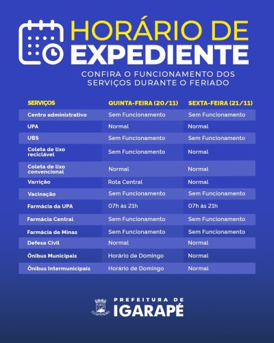 Photo post from prefeituradeigarape.