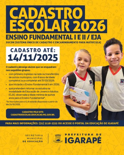 Photo post from prefeituradeigarape.