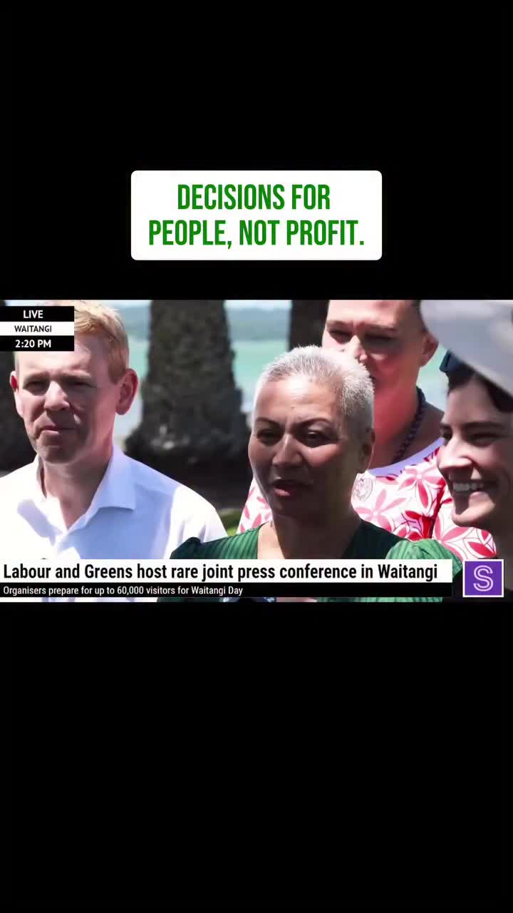 Video post from nzgreenparty.