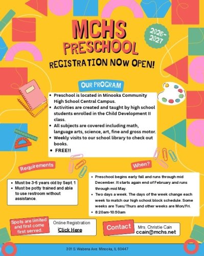 Photo post from mchsdistrict111.