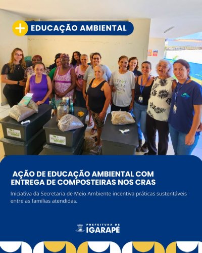 Carousel post from prefeituradeigarape.