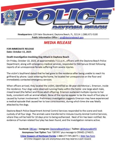 Photo post from daytonabeachpolice.
