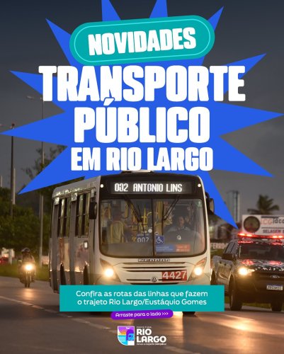 Carousel post from prefeiturariolargo.