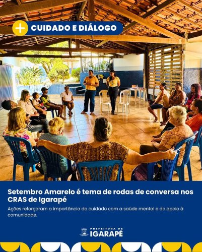 Carousel post from prefeituradeigarape.