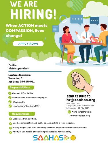 Carousel post from saahas_ngo.