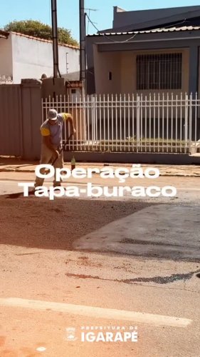 Video post from prefeituradeigarape.