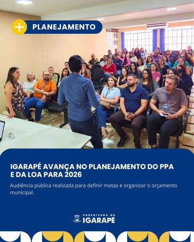 Photo post from prefeituradeigarape.