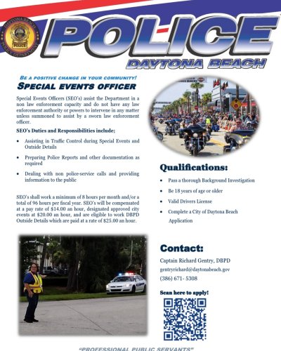 Photo post from daytonabeachpolice.