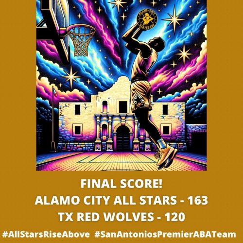Photo post from thealamocityallstars.