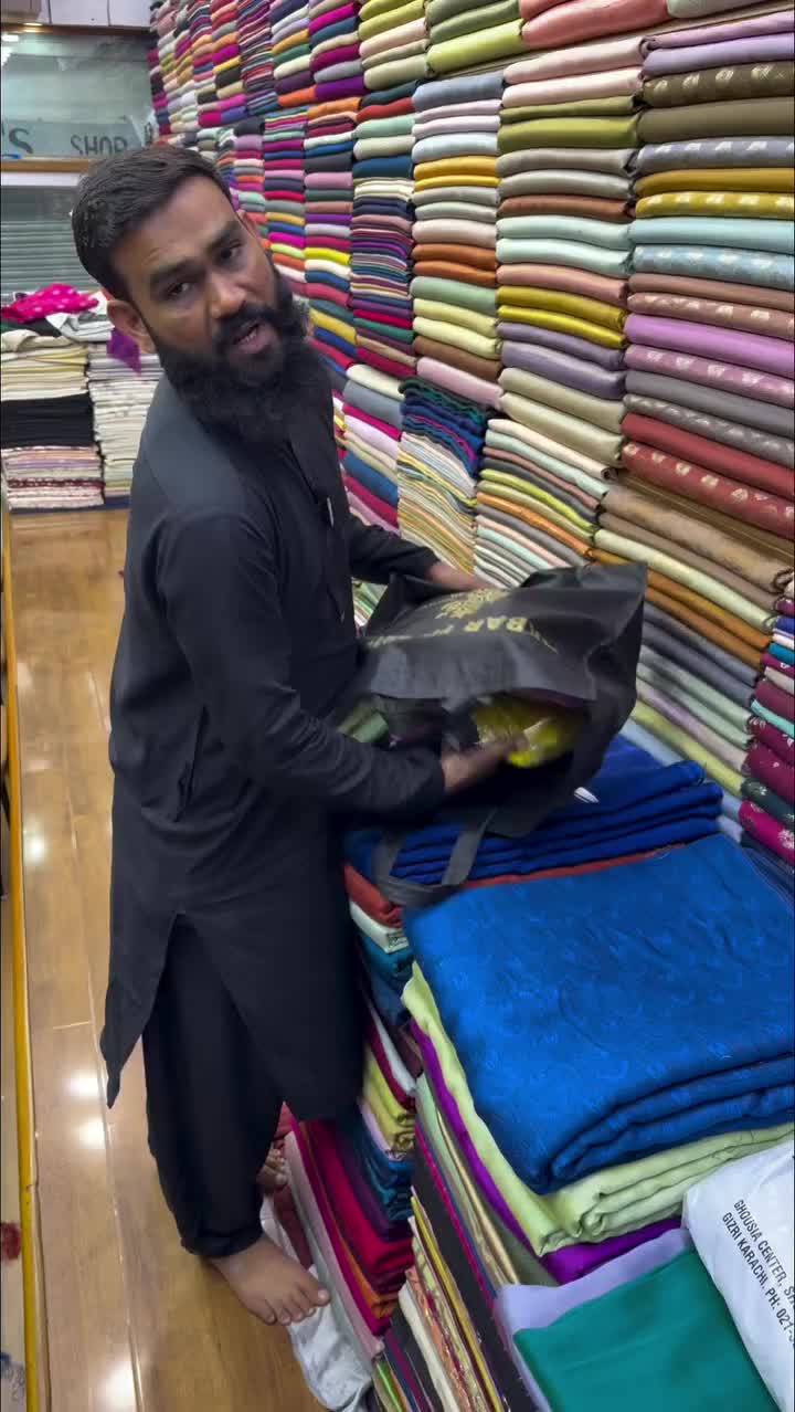 Video post from akbar_fabrics_.