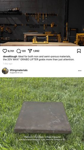 Video post from dewalttough.