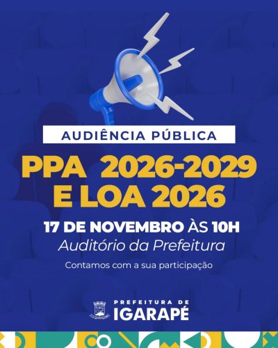 Photo post from prefeituradeigarape.