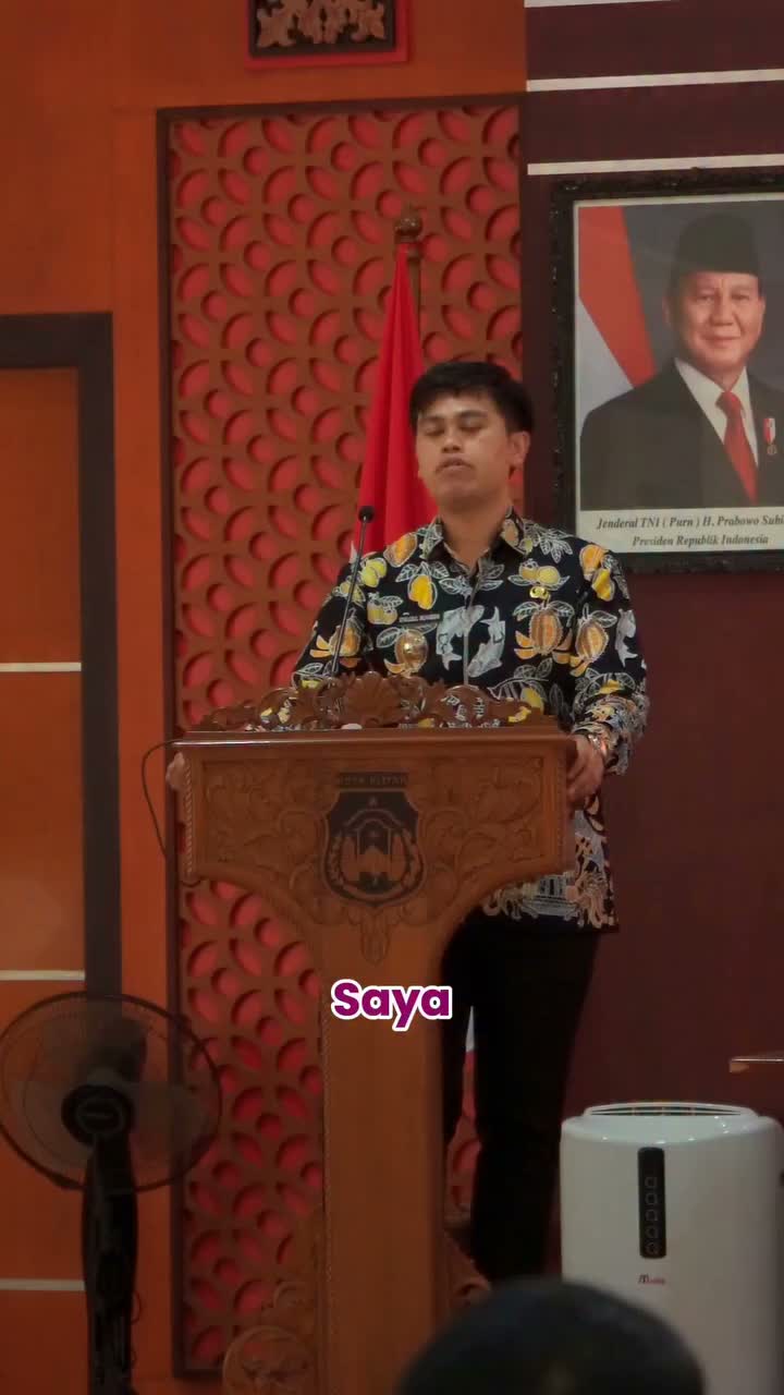 Video post from pemkotblitar.