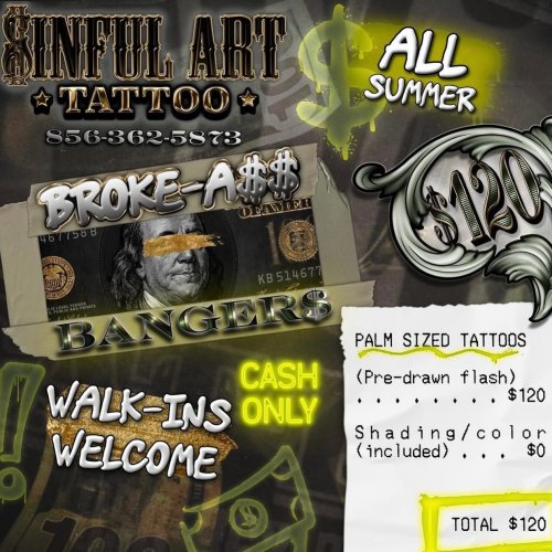 Carousel post from sinfulart_tattoo.