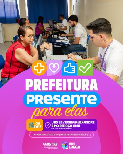 Carousel post from prefeiturariolargo.