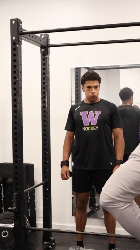 Video post from uw_icehockey.