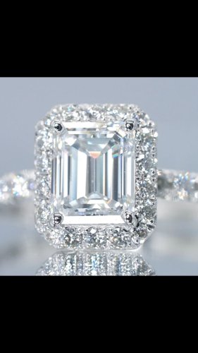 1円~Pt エメラルド ダイヤリング 0.58ct D0.24ct SELBY 1円~Pt エメラルド ダイヤリング 0.58ct D0.24ct SELBY