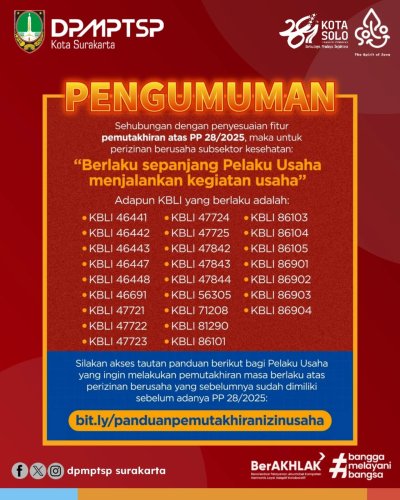 Photo post from dpmptsp.surakarta.