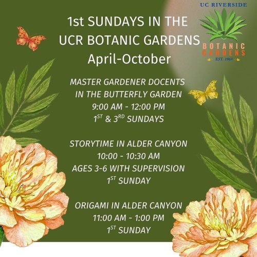 Photo post from ucrbotanicgardens.