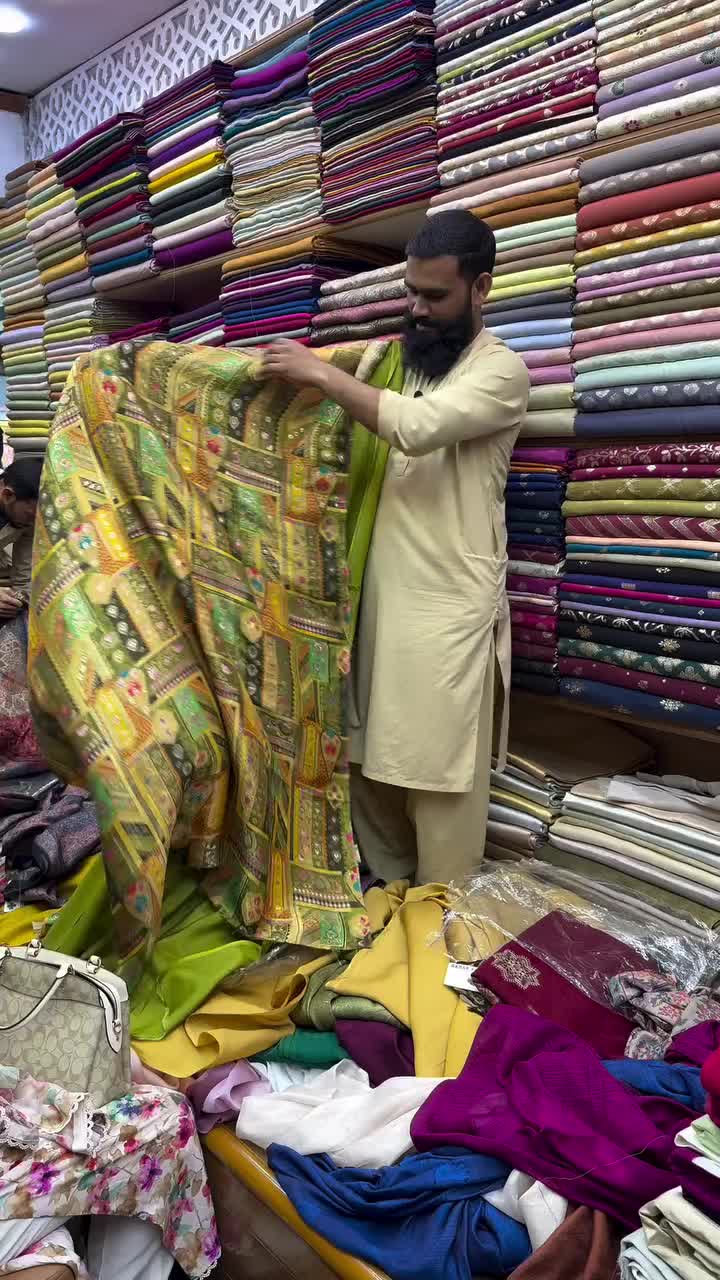 Video post from akbar_fabrics_.