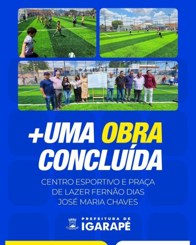 Carousel post from prefeituradeigarape.