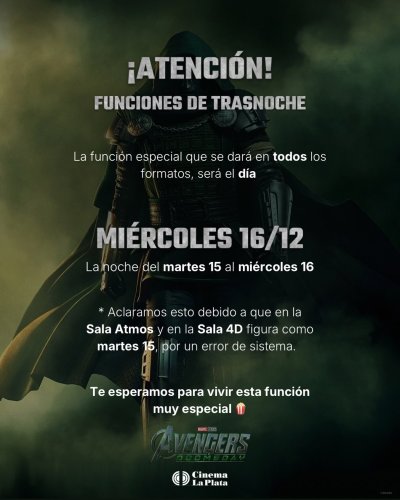 Photo post from cinemalaplata.