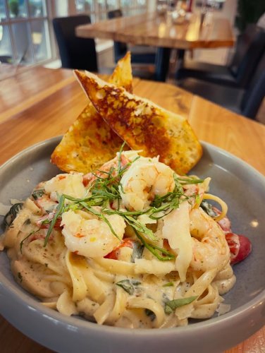 Carousel post from railandriverbistro.