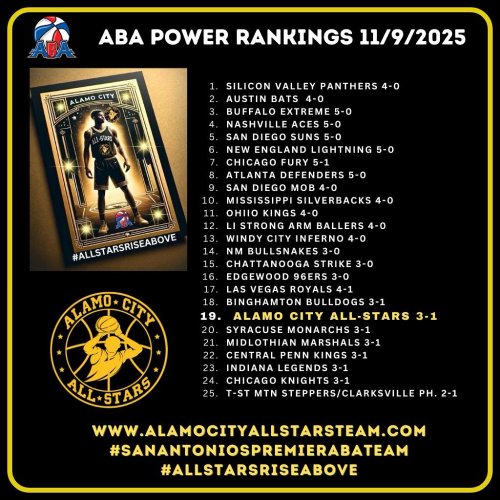 Photo post from thealamocityallstars.