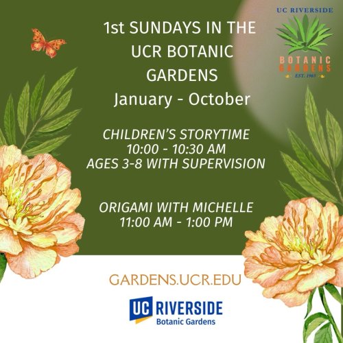 Photo post from ucrbotanicgardens.