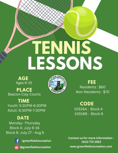 Photo post from greenfieldrecreation.