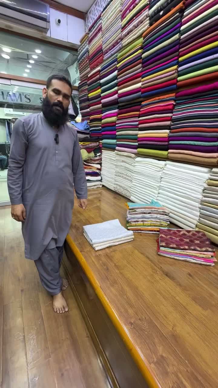 Video post from akbar_fabrics_.