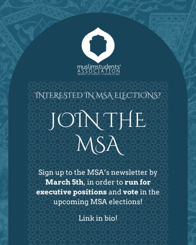 Photo post from uoftmsa.