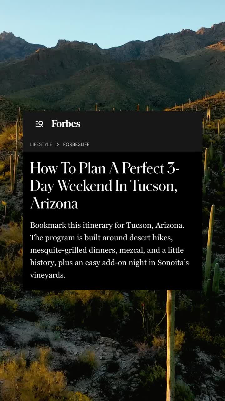 Video post from visittucson.