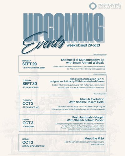 Photo post from uoftmsa.