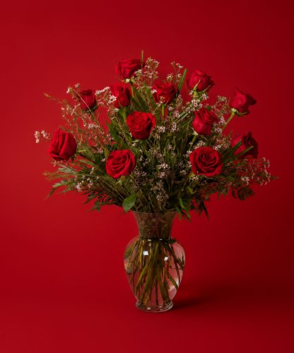 ローズねーさん Roses: Red or Multi Colored 250 - Jennie's Flowers